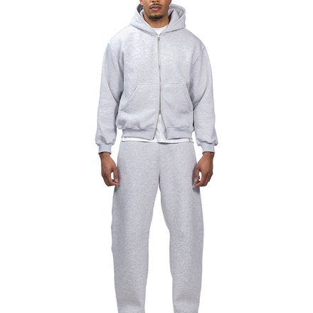 Czy Double Zip Hoodie in Dove