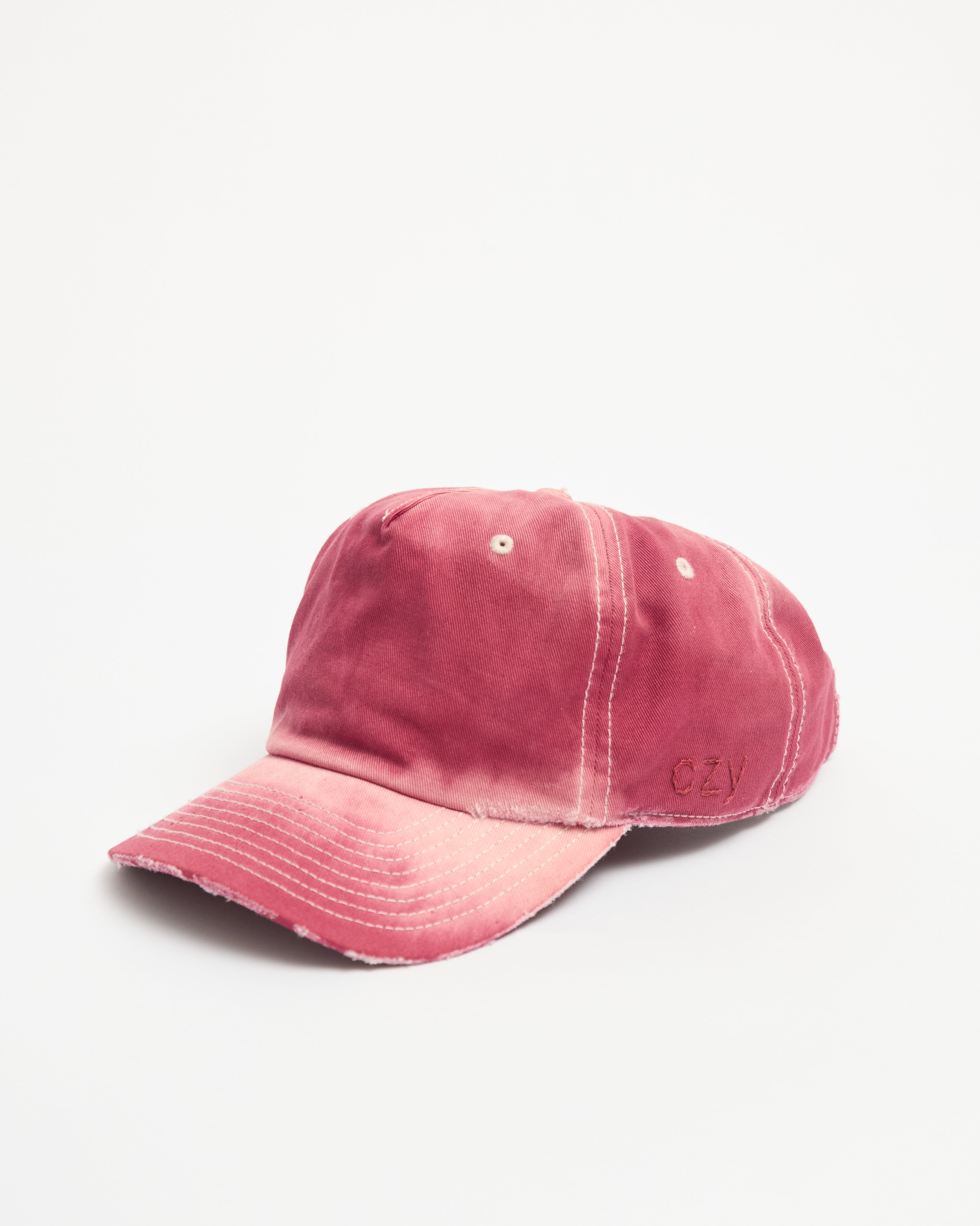 Cherry Red Sun-Faded Cap