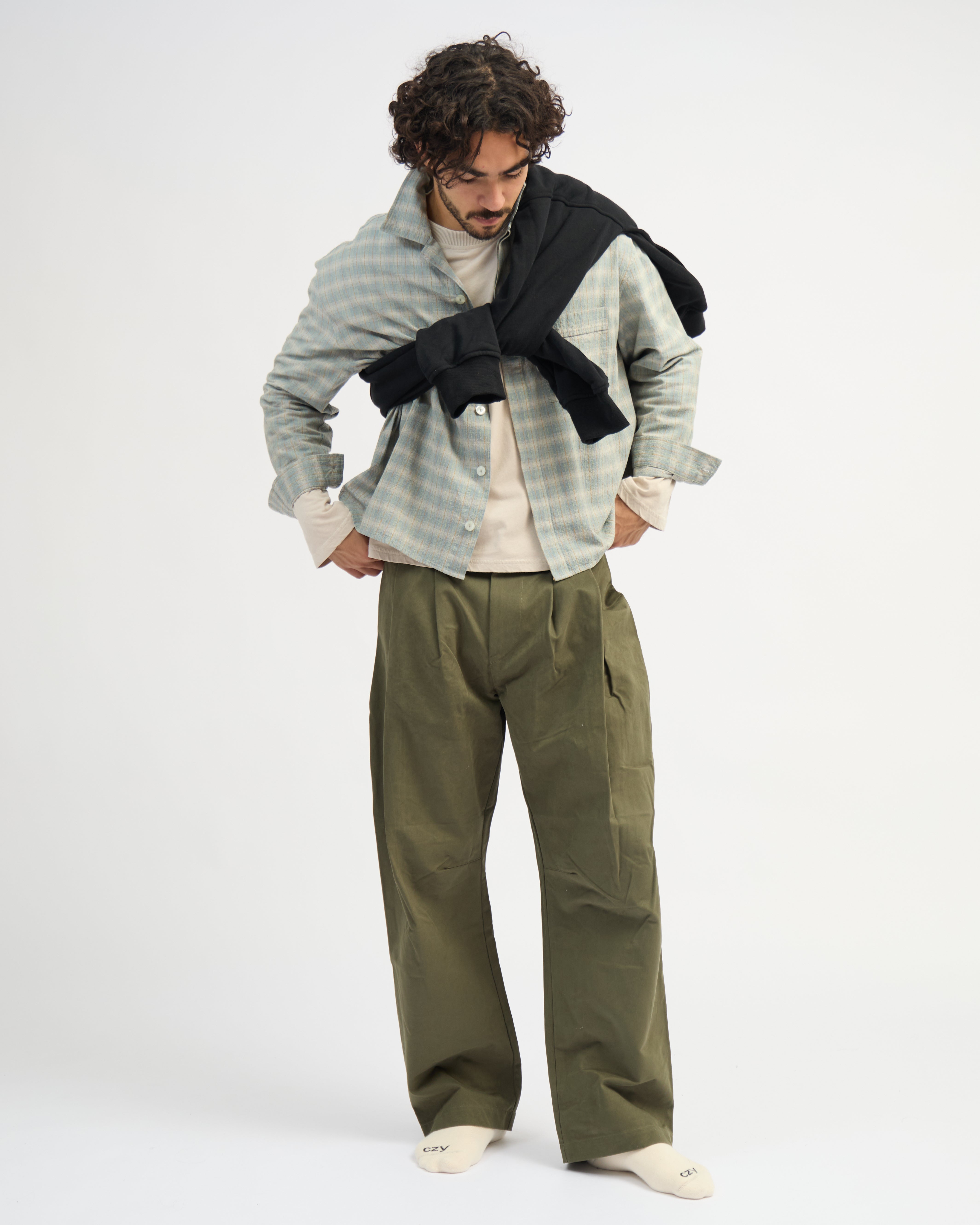 Pleated Pants