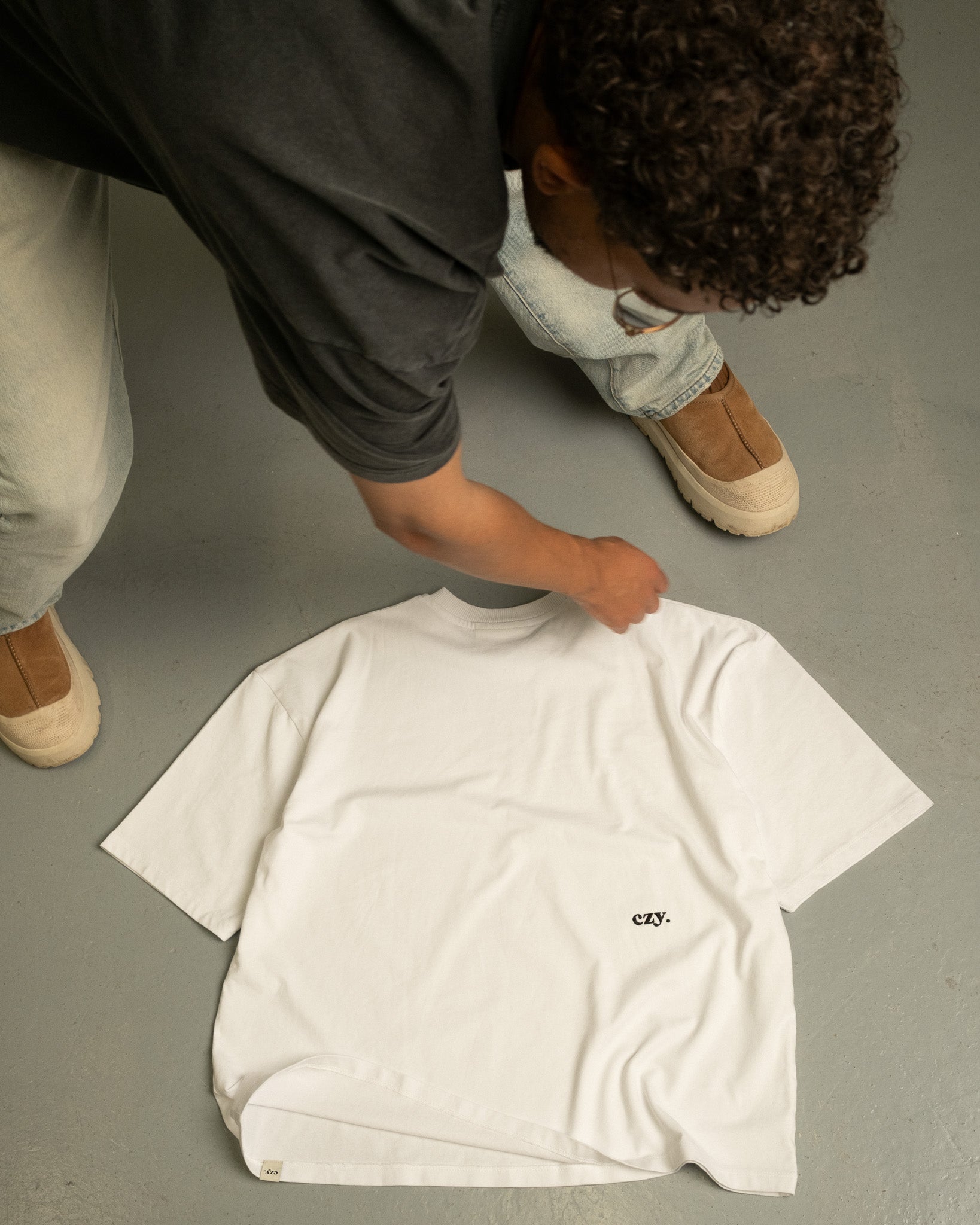 Czy T-Shirt in Flat White