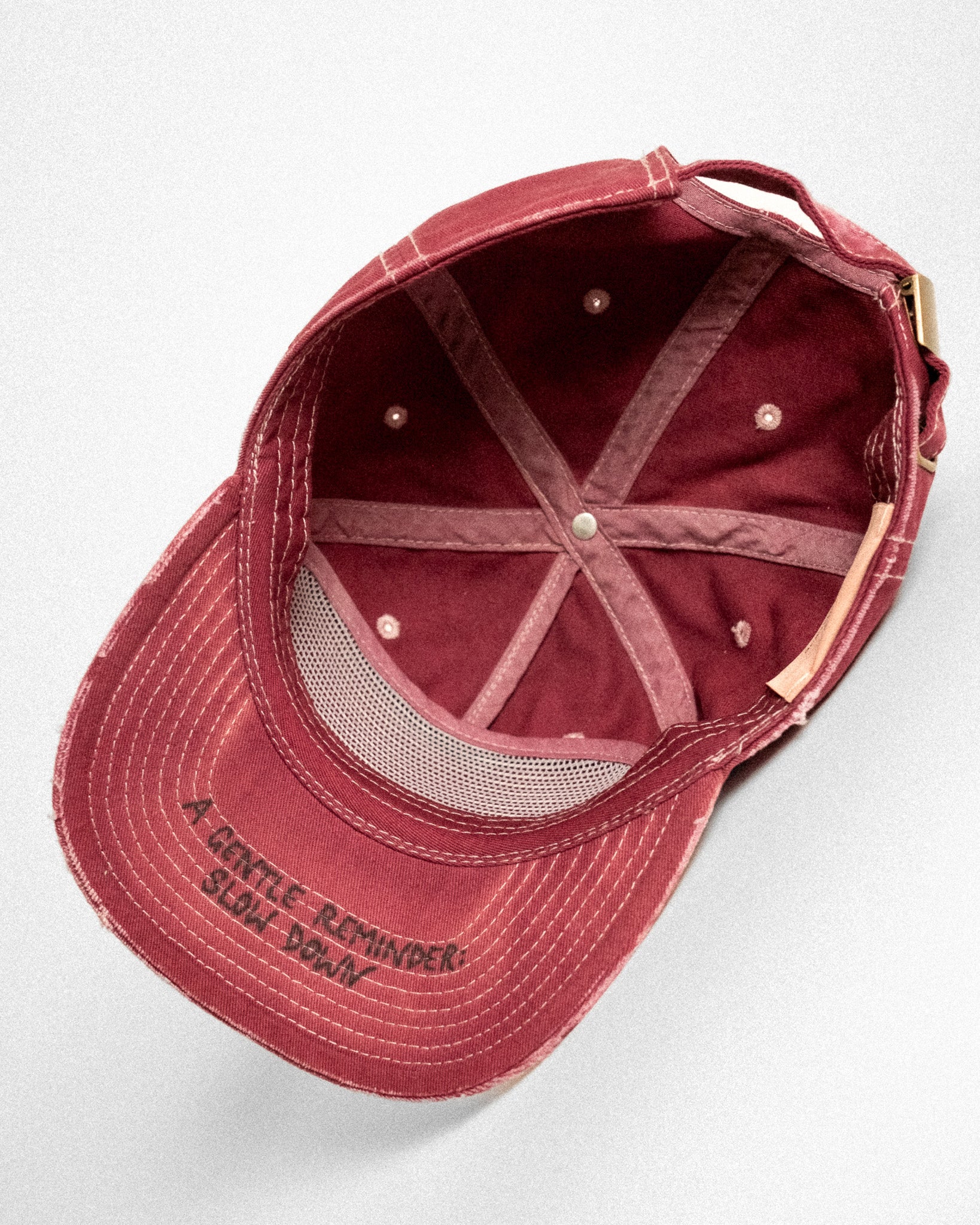Pre Order Cherry Red Sun-Faded Cap