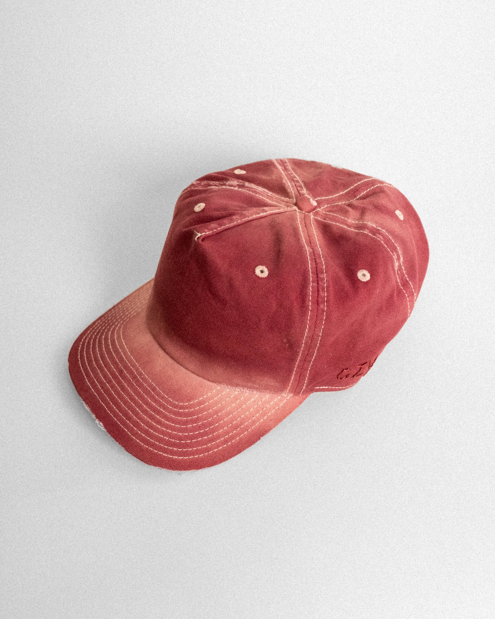 Pre Order Cherry Red Sun-Faded Cap