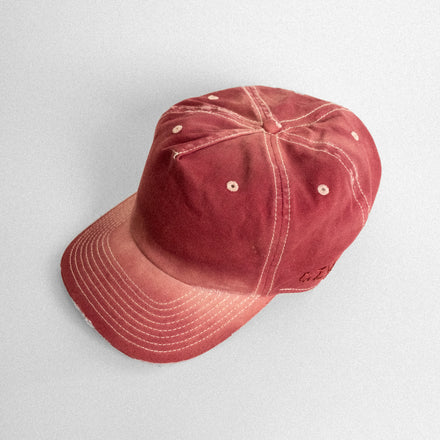Pre Order Cherry Red Sun-Faded Cap