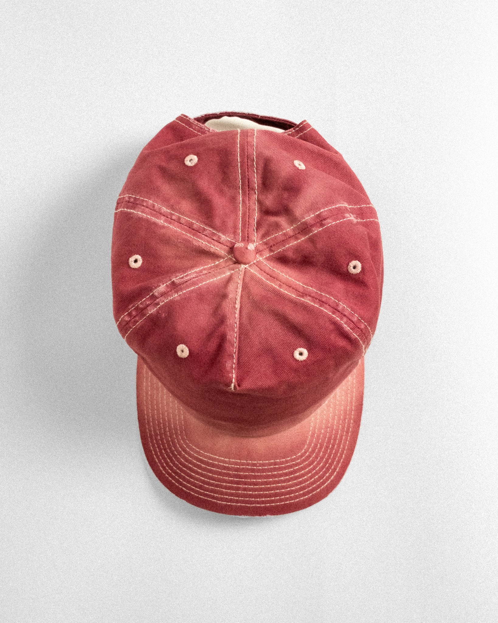 Pre Order Cherry Red Sun-Faded Cap