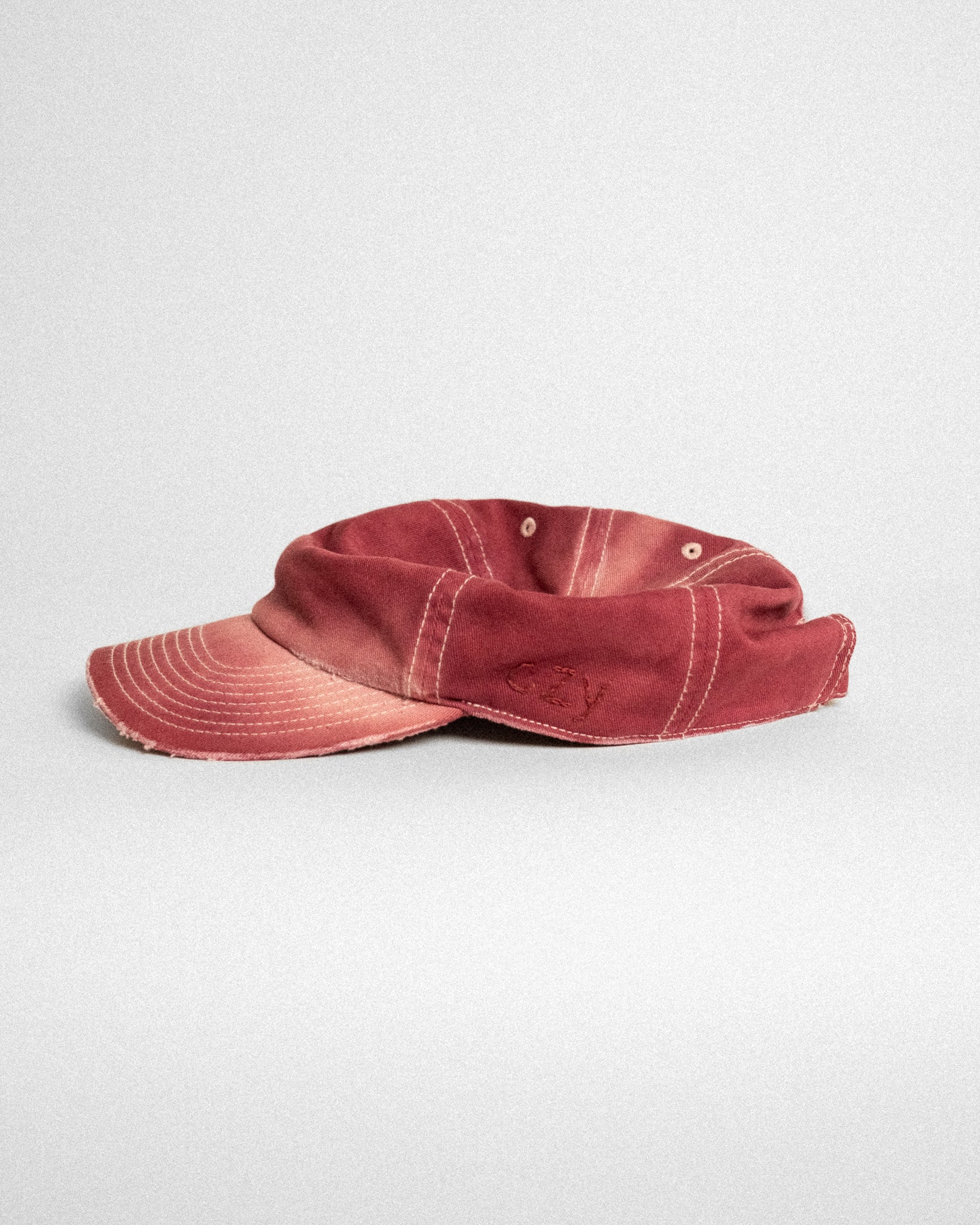 Pre Order Cherry Red Sun-Faded Cap