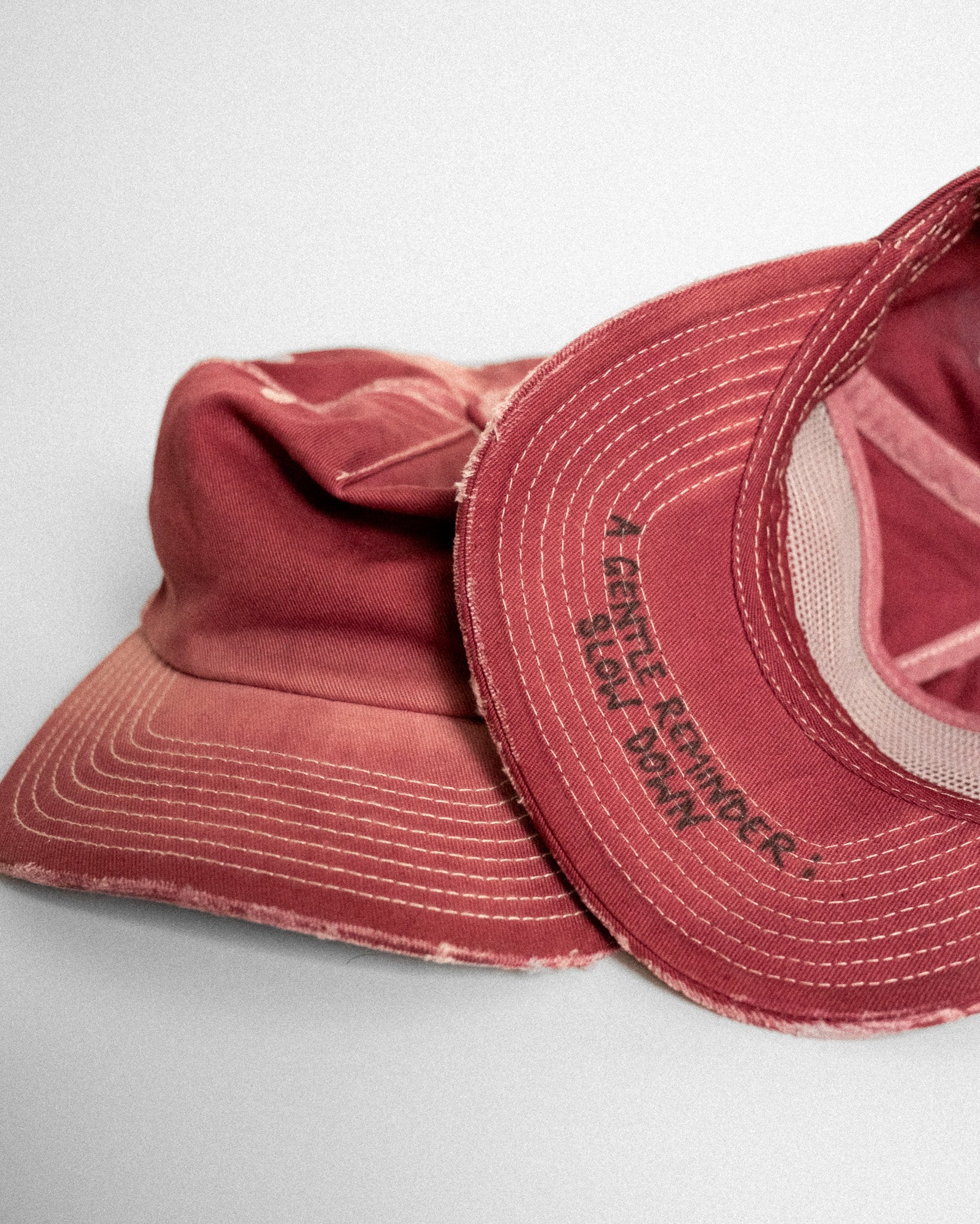Pre Order Cherry Red Sun-Faded Cap