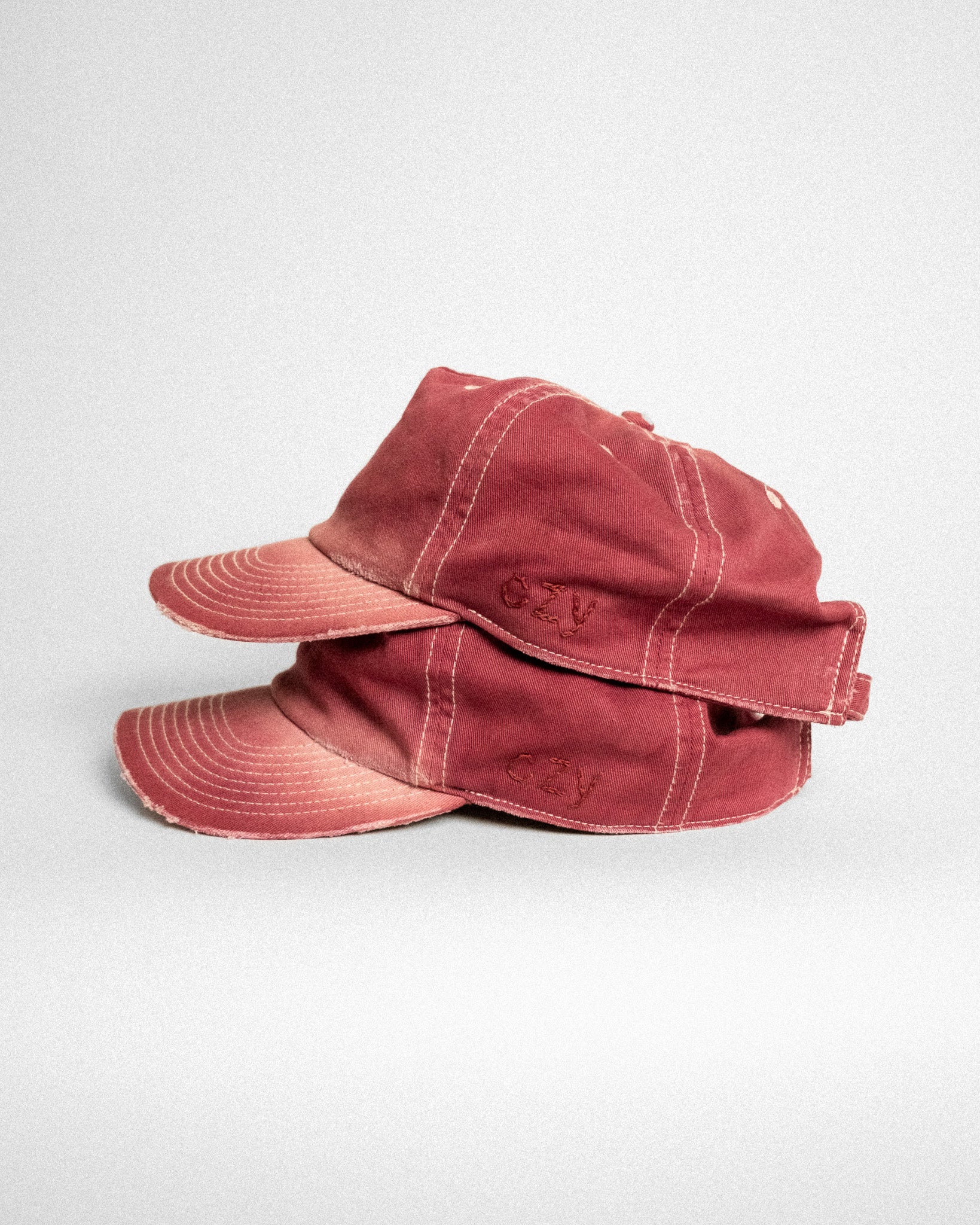 Pre Order Cherry Red Sun-Faded Cap