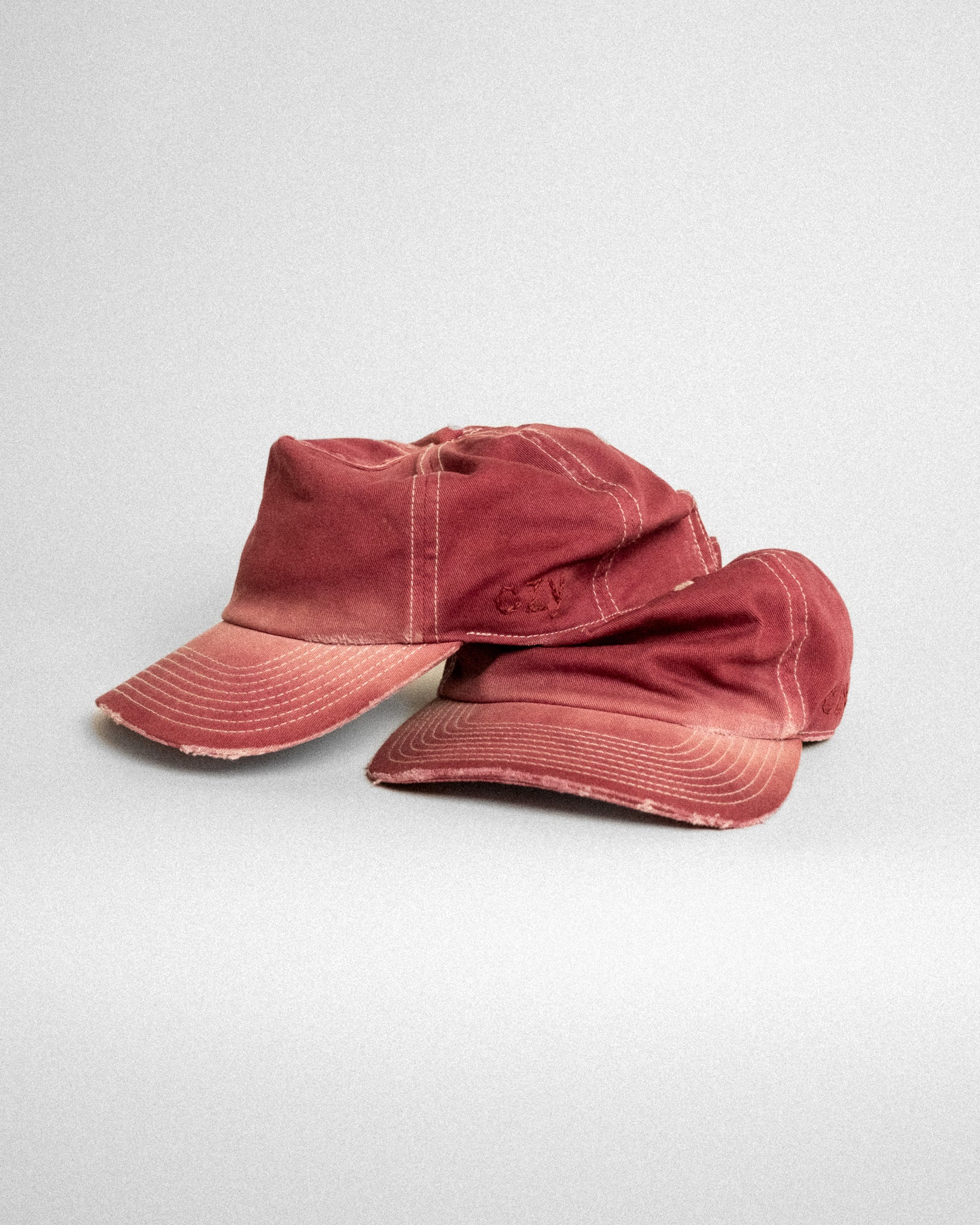 Pre Order Cherry Red Sun-Faded Cap